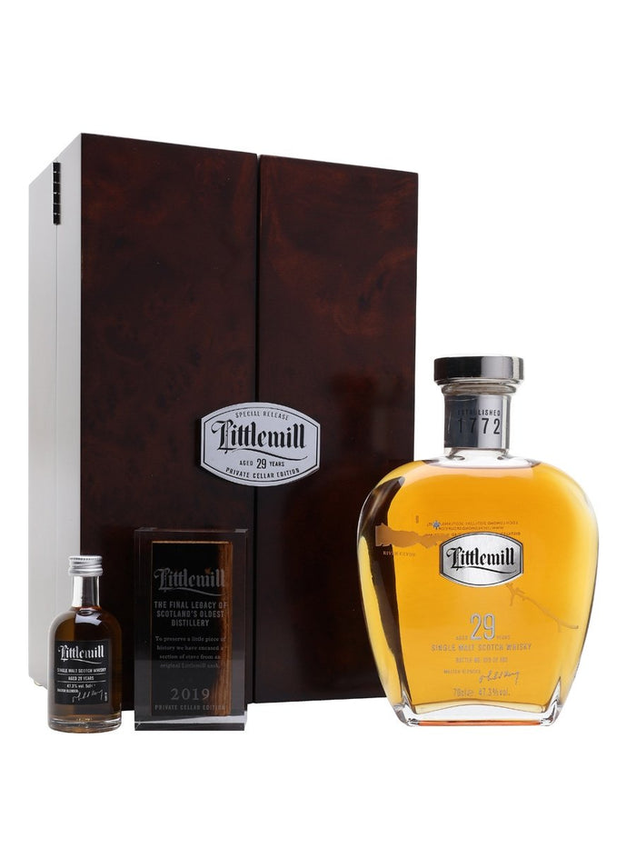 Littlemill 29 Year Old Private Cellar Edition & Mini Lowland Single Malt Scotch Whisky