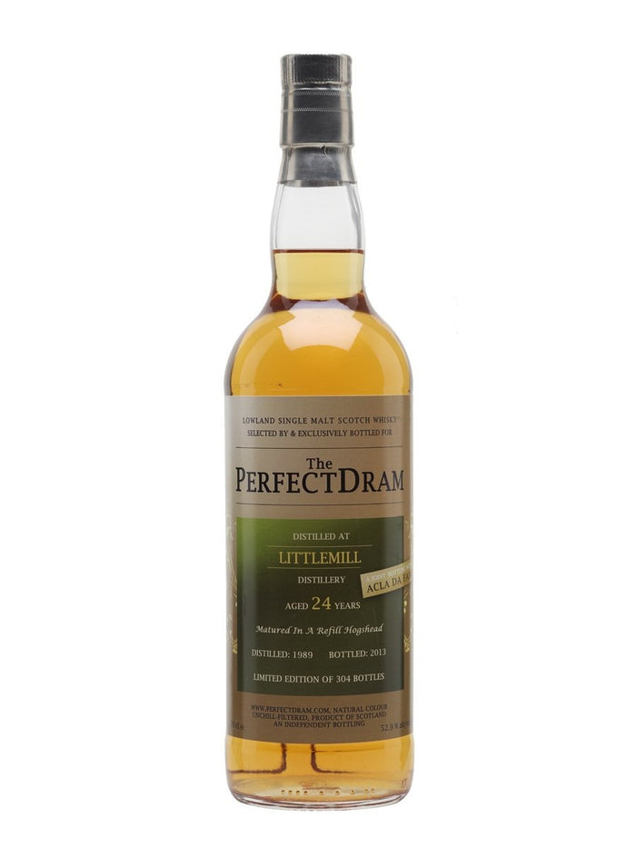 Littlemill 1989 24 Year Old The Perfect Dram Lowland Single Malt Scotch Whisky | 700ML