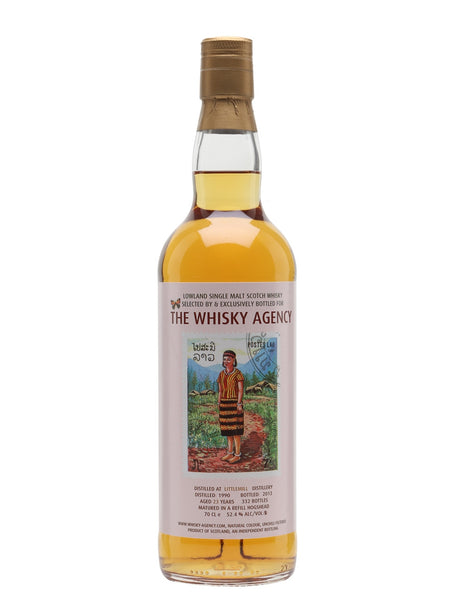 Littlemill 1990 23 Year Old The Whisky Agency Lowland Single Malt Scotch Whisky | 700ML at CaskCartel.com