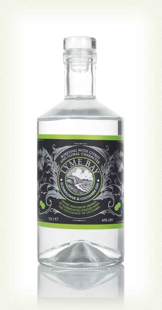 Lyme Bay Elderflower & Cucumber Gin | 700ML