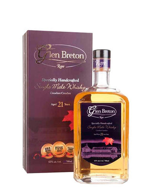 Glen Breton Rare 21 Year Old Canadian Single Malt Whisky at CaskCartel.com