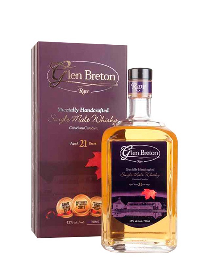 Glen Breton Rare 21 Year Old Canadian Single Malt Whisky