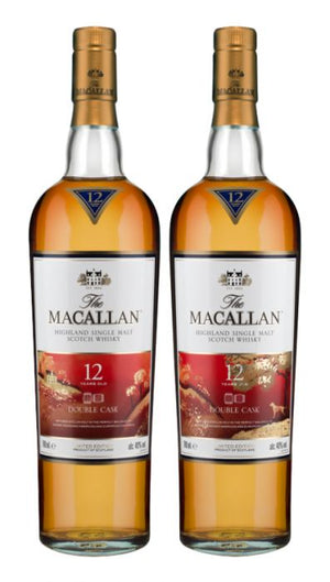 Macallan 12 Double Cask Lunar Co-Pack Single Malt Scotch Whisky - CaskCartel.com