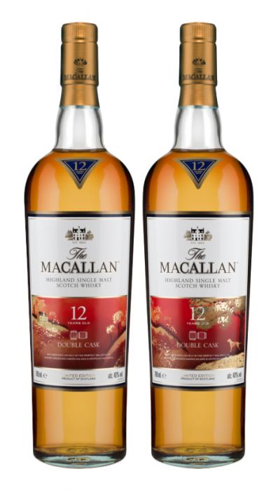 Macallan 12 Double Cask Lunar Co-Pack Single Malt Scotch Whisky
