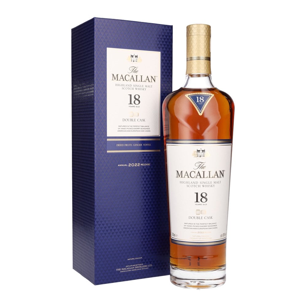 Macallan 18 Year Old Double Cask (2022 Release) Scotch Whisky | 700ML at CaskCartel.com