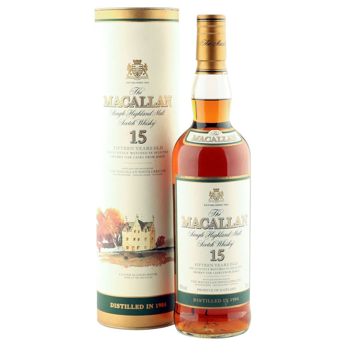 Macallan 1984 15 Year Old Sherry Oak Speyside Single Malt Scotch Whisky - CaskCartel.com