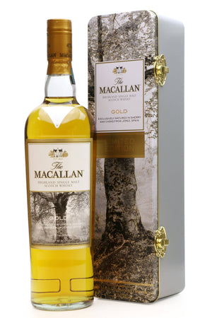 Macallan Gold Gift Tin Single Malt Scotch Whisky - CaskCartel.com