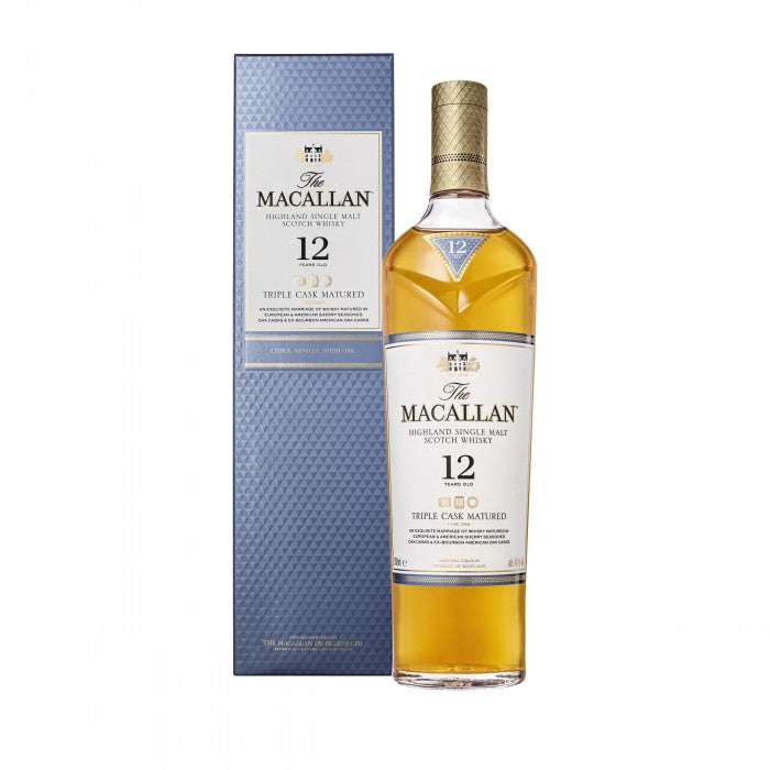 Macallan 12 Year Old Triple Cask Matured Single Malt Scotch Whisky | 700ML