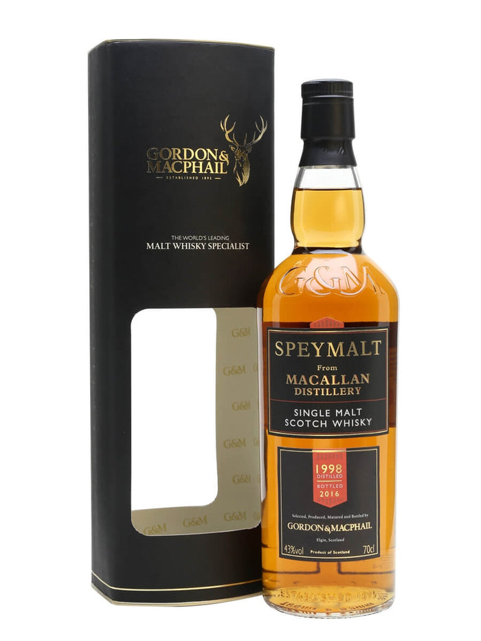 Gordon & MacPhail 1998 Speymalt Macallan Single Malt Scotch Whisky