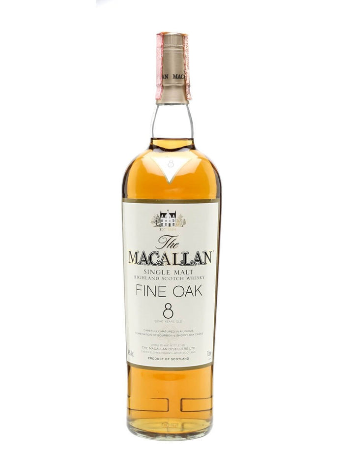 Macallan 8 Year Old Fine Oak (Bourbon & Sherry Casks) Scotch Whisky | 700ML