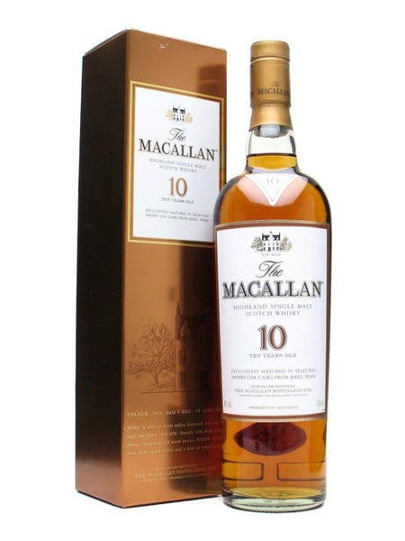 ウイスキー The Macallan 10 Years Old Sherry Wood BUY] Macallan 10 Year Old Sherry Oak Single Malt Scotch Whisky at