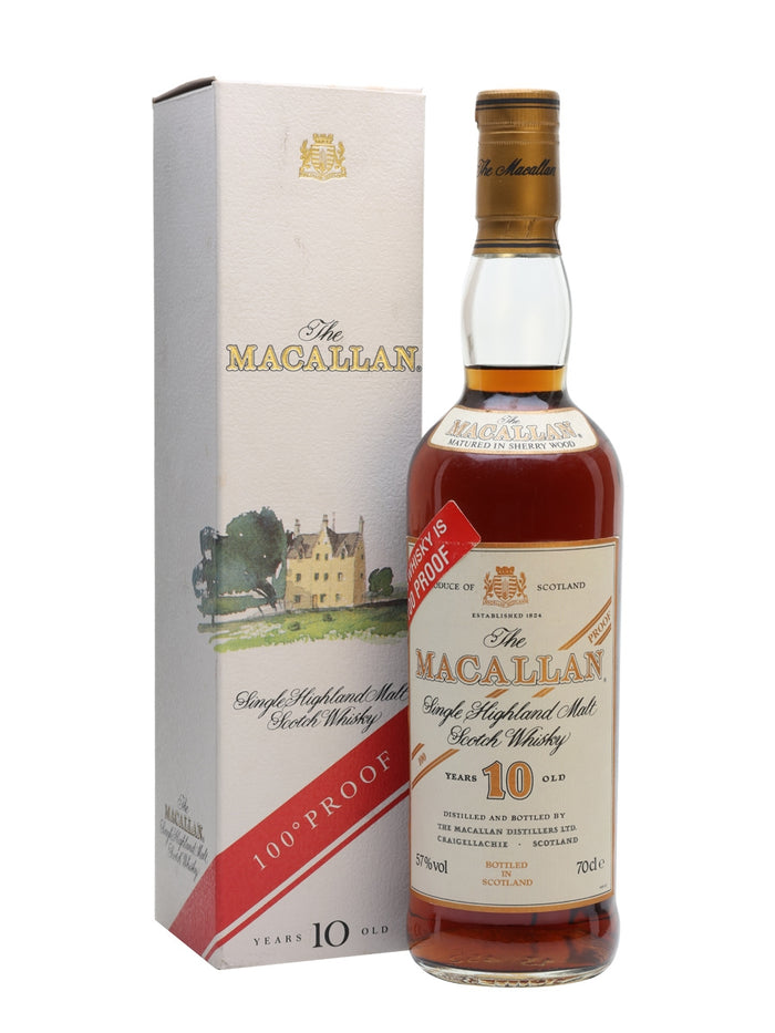 Macallan 10 Year Old 100 Proof Bot.1990s Speyside Single Malt Scotch Whisky | 700ML