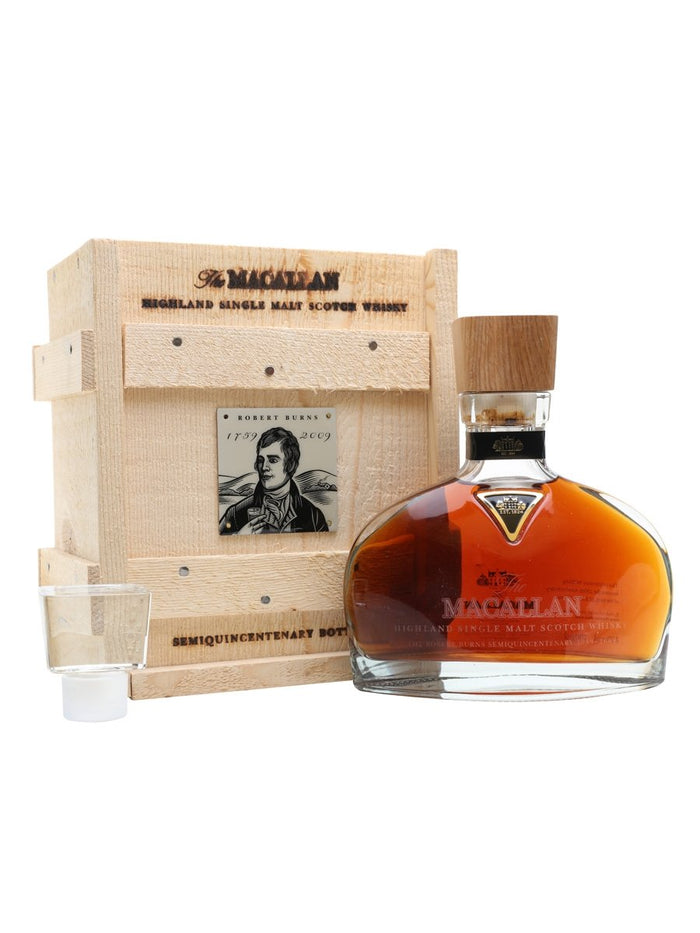 Macallan 12 Year Old Robert Burns Semiquincentenary Speyside Single Malt Scotch Whisky | 700ML