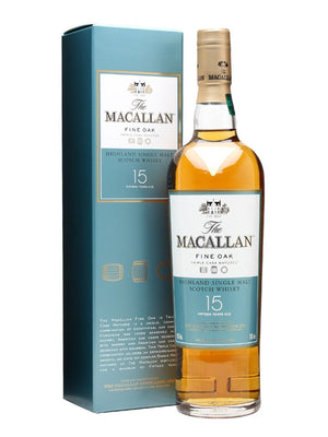 The Macallan Triple Cask Matured Fine Oak 15 Year Old Single Malt Scotch Whisky - CaskCartel.com