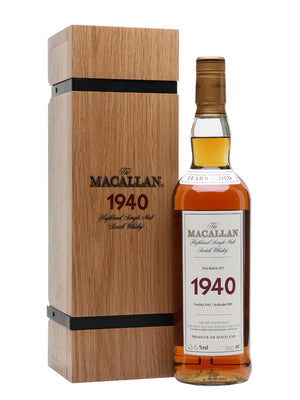 Macallan 1940 35 Year Old Fine & Rare Speyside Single Malt Scotch Whisky - CaskCartel.com