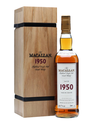 The Macallan Fine 1950 & Rare Vintage Single Malt Scotch Whisky - CaskCartel.com