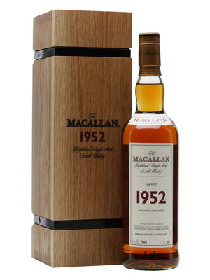 Macallan 1952 50 Year Old Fine & Rare Cask #627 Speyside Single Malt Scotch Whisky - CaskCartel.com