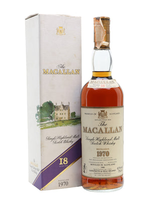 The Macallan 18 Year Old 1970 Sherry Oak Single Malt Scotch Whisky - CaskCartel.com