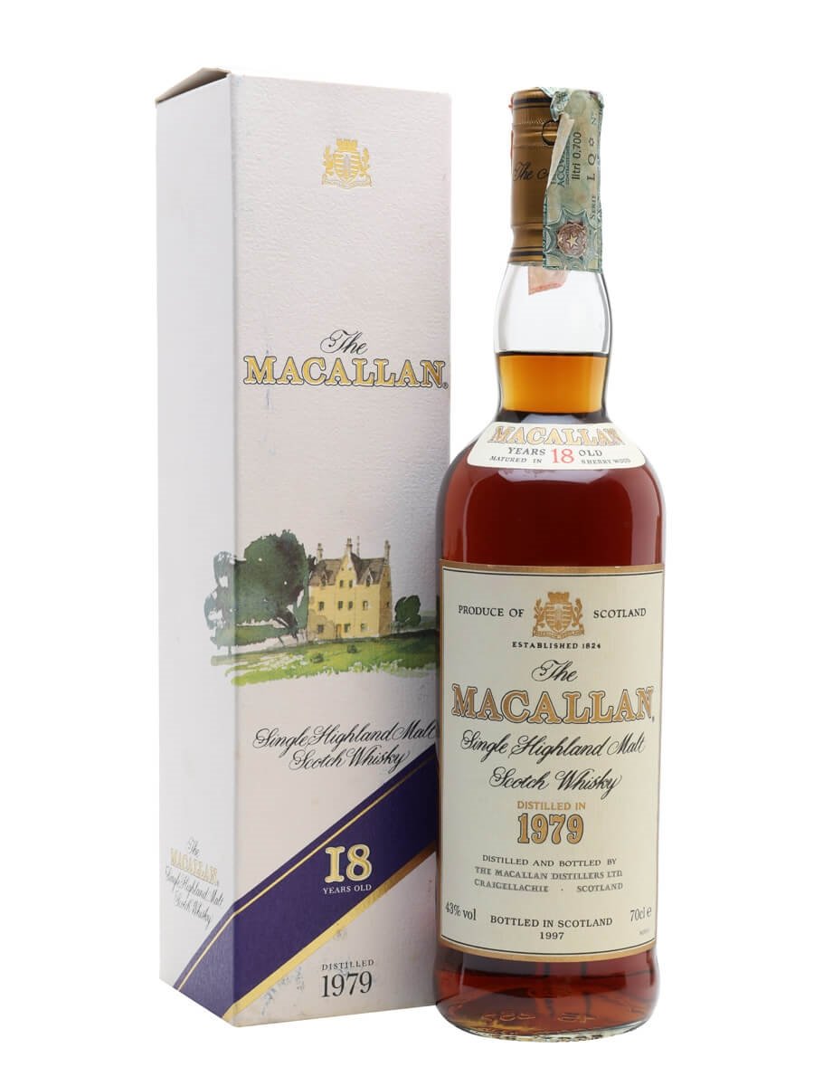 BUY] Macallan 18 Year Old (D.1979, B.1997) Sherry Wood Scotch 