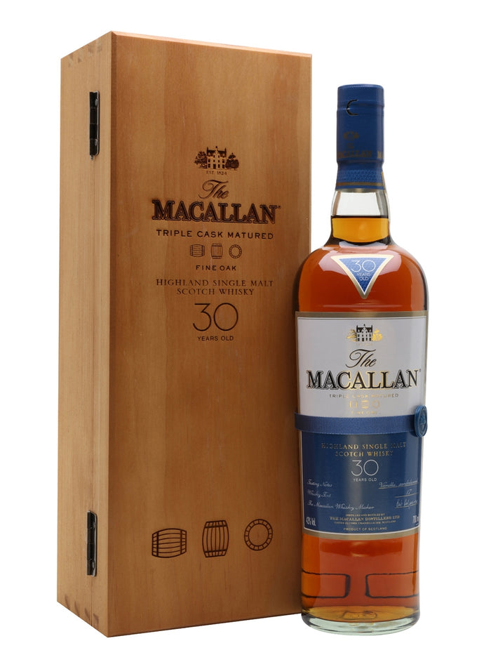 Macallan 30 Year Old Fine Oak Speyside Single Malt Scotch Whisky
