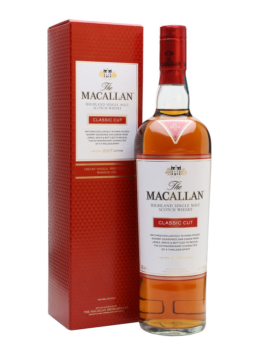 The Macallan Classic Cut 700ml 3本セット BUY] Macallan Classic Cut 2017 Release Speyside Single Malt Scotch