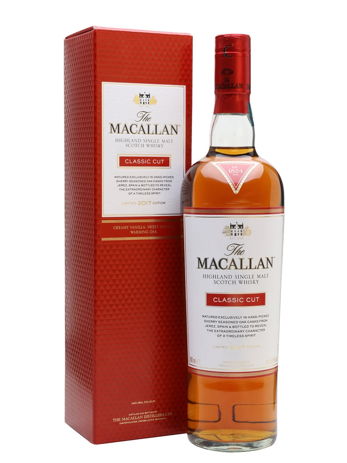 Macallan Classic Cut 2017 Release Speyside Single Malt Scotch Whisky | 700ML