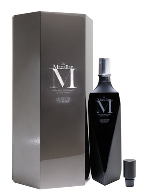 Macallan M Black Decanter 2018 Release Speyside Single Malt Scotch Whisky | 700ML at CaskCartel.com