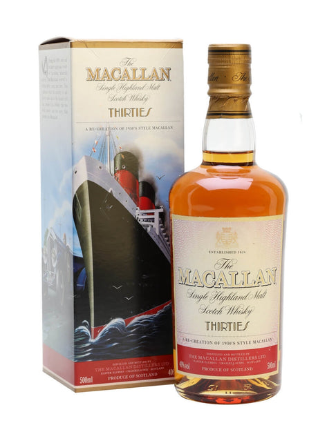 Macallan Travel Series 1930's Highland Single Malt Scotch Whisky at CaskCartel.com