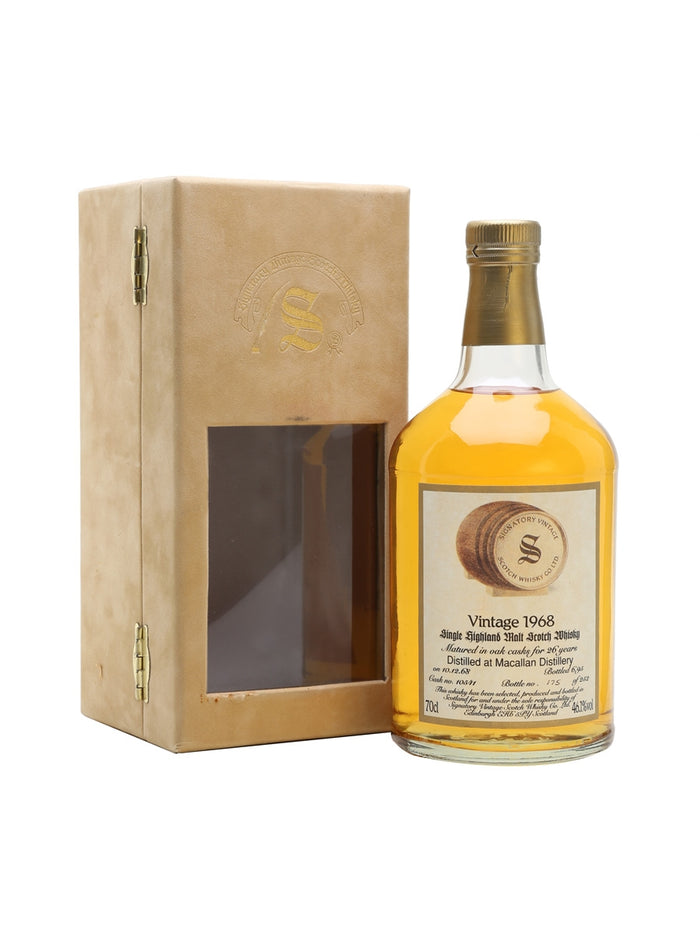 Macallan 1968 26 Year Old Signatory Speyside Single Malt Scotch Whisky | 700ML