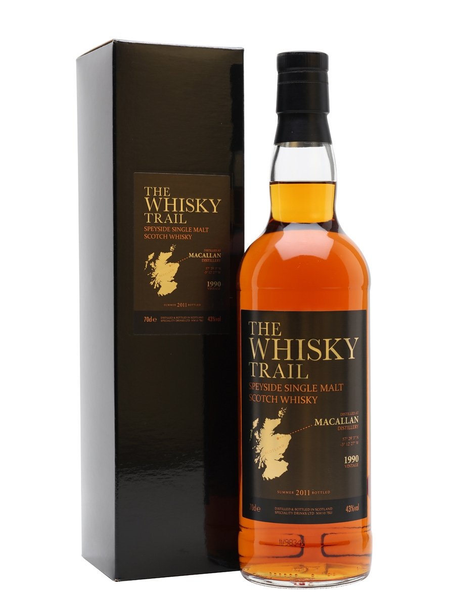 Macallan 1990Bot.2011 The Whisky Trail Speyside Single Malt Scotch Whisky | 700ML at CaskCartel.com