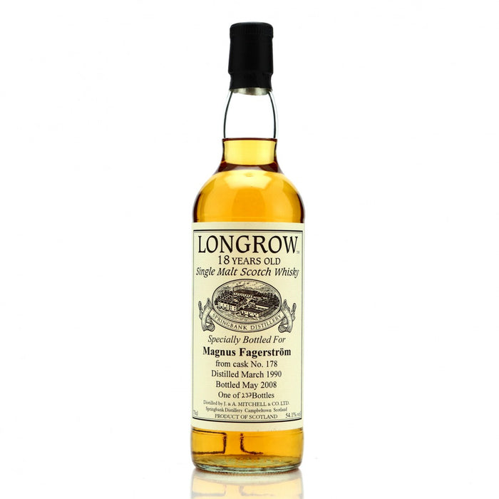 Longrow 1990 Specially Bottled for Magnus Fagerstrom 18 Years Old