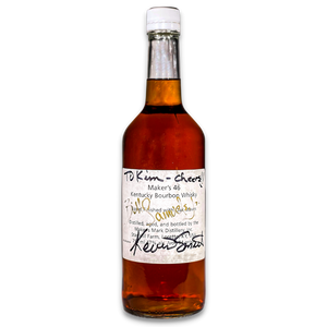 Maker's Mark 46 Kentucky Bourbon Whisky Lab Test Approval Bottle (TTB) Signed by Distillery Owner Bill Samuels Jr. & Kevin Smith in 2009 at CaskCartel.com