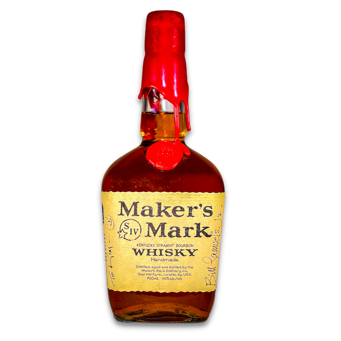 Maker's Mark Bourbon Whisky | Signed By Owner Bill Samuels Jr.