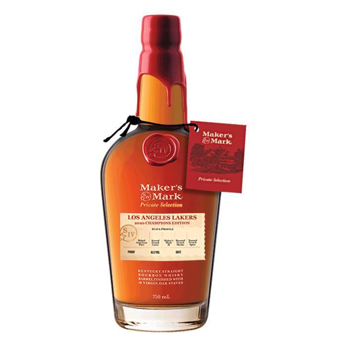 Makers Mark Private Selection Lakers 2020 Championship Edition Kentucky Straight Bourbon Whiskey