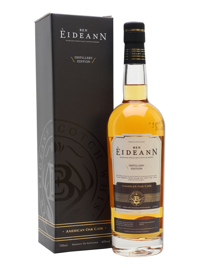 Ben Eideann Distillery Edition Kosher Whisky American Oak Highland Single Malt Scotch Whisky | 700ML