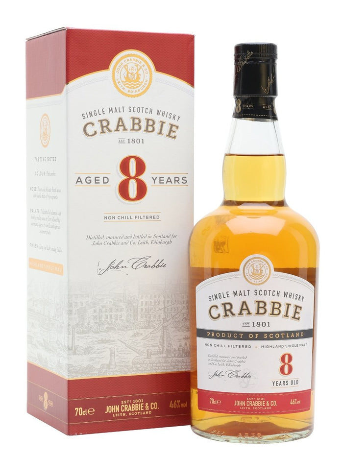 John Crabbie 8 Year Old Single Malt Scotch Whisky | 700ML