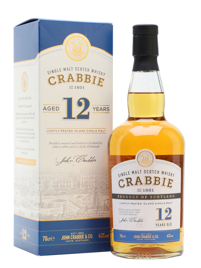 John Crabbie 12 Year Old Island Single Malt Scotch Whisky | 700ML