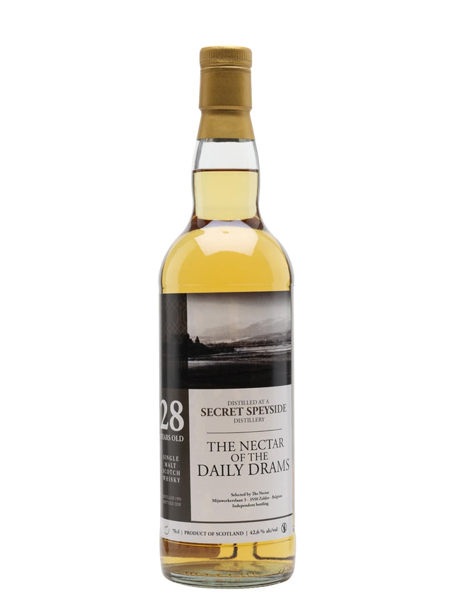 Secret Speyside 1991 28 Year Old Daily Dram Speyside Single Malt Scotch Whisky | 700ML at CaskCartel.com