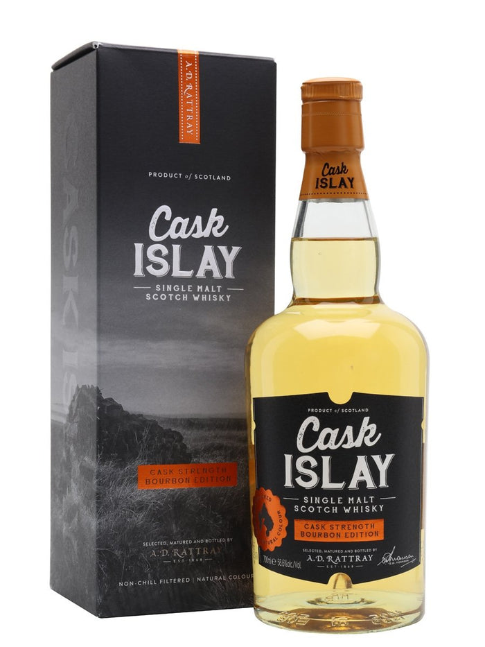 Cask Islay Cask Strength Bourbon Edition Islay Single Malt Scotch Whisky | 700ML