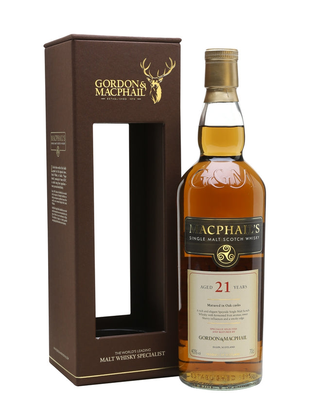 MacPhail's 21 Year Old Gordon & MacPhail Speyside Single Malt Scotch Whisky | 700ML at CaskCartel.com