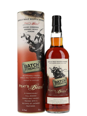 Peat's Beast Batch Strength Pedro Ximenez Sherry Finish Single Malt Scotch Whisky | 700ML at CaskCartel.com