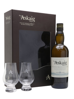 Port Askaig 8 Year Old Glass Set Islay Single Malt Scotch Whisky | 700ML at CaskCartel.com