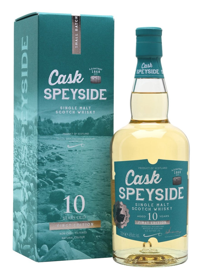 Cask Speyside 10 Year Old First Edition Speyside Single Malt Scotch Whisky | 700ML