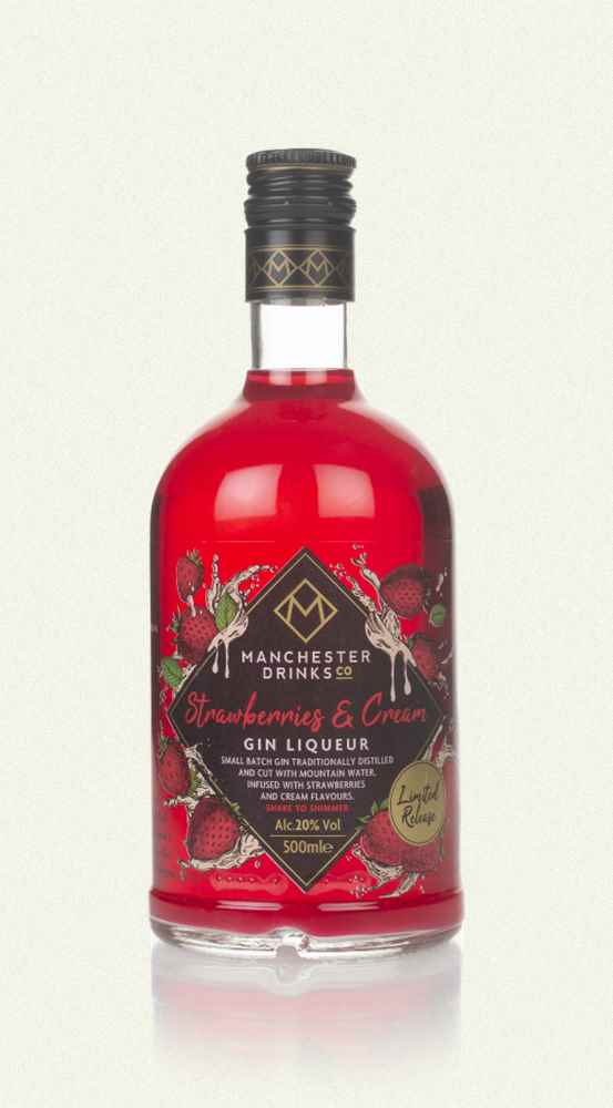Manchester Drinks Co. Strawberries & Cream Liqueur | 500ML