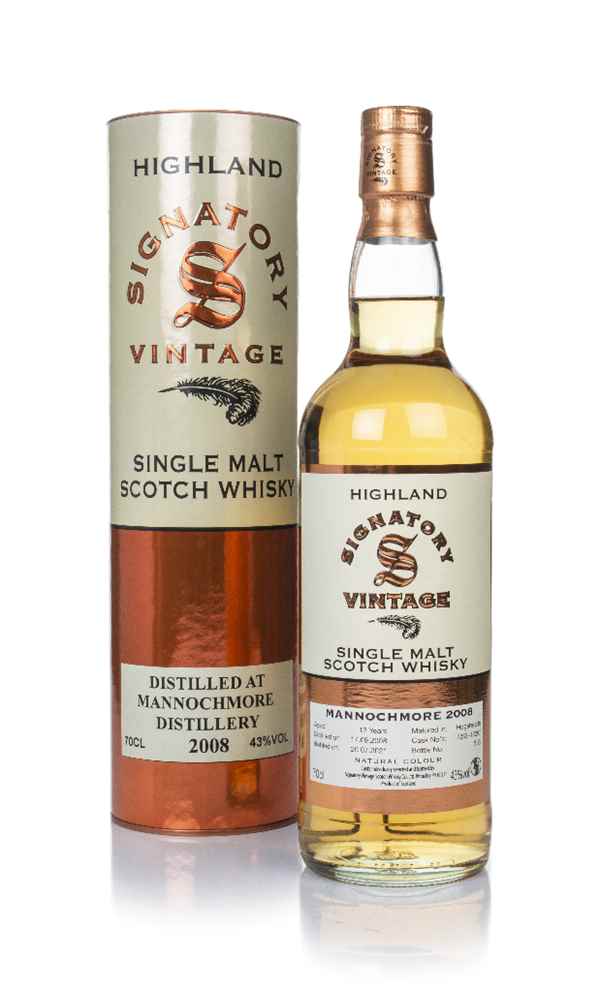 Mannochmore 12 Year Old 2008 (casks 12253 & 12257) - Signatory Whisky | 700ML