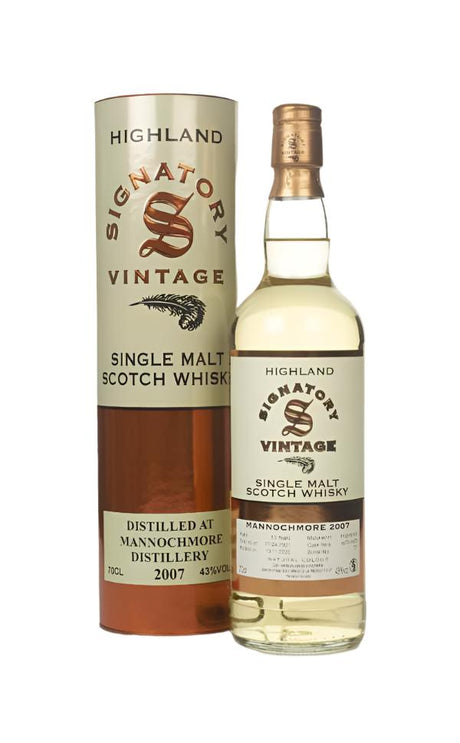 Mannochmore 13 Year Old 2007 (casks 6672 & 6673) - Signatory Whiskey | 700ML at CaskCartel.com