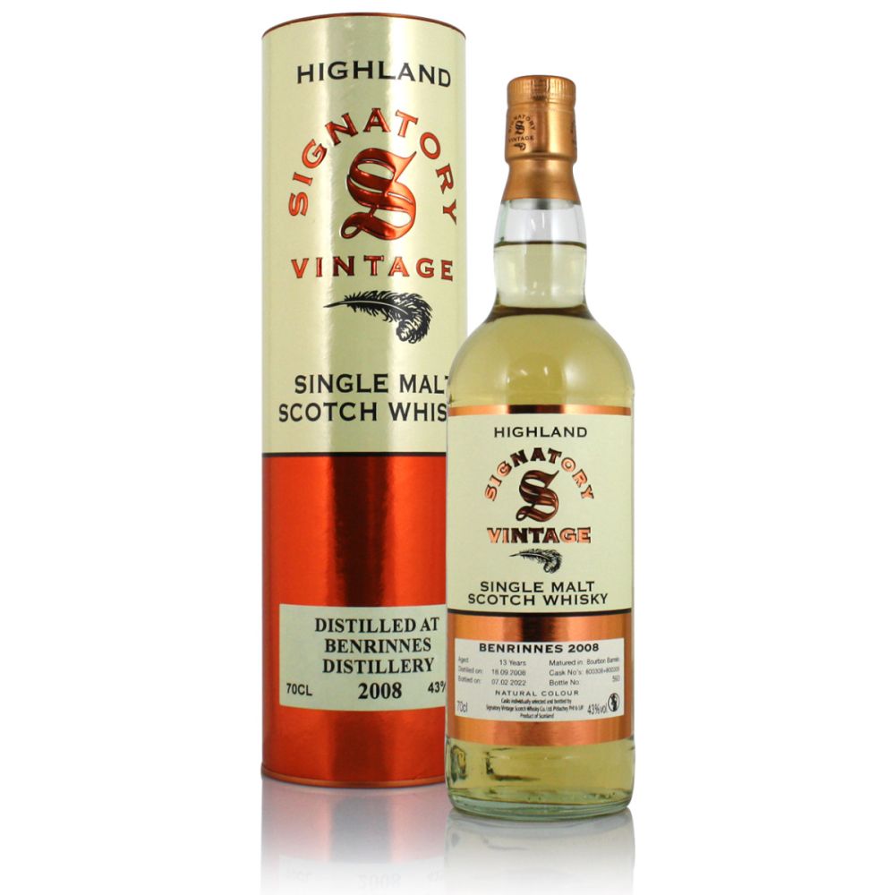 Benrinnes 13 Year Old (D.2008, B.2022) Signatory Vintage Scotch Whisky | 700ML at CaskCartel.com