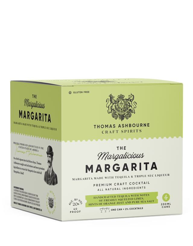 Thomas Ashbourne Craft Spirits The Margalicious Margarita Cocktail | 4*200ML at CaskCartel.com
