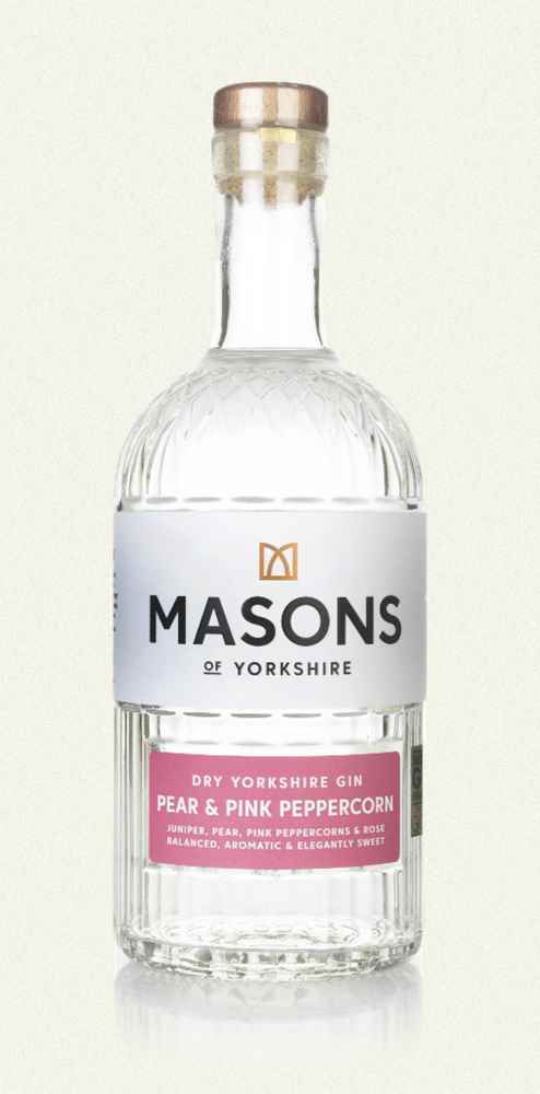 Masons Dry Yorkshire - Pear & Pink Peppercorn Gin | 700ML