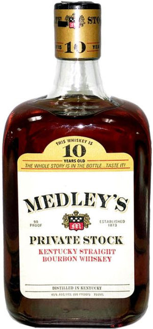 Medley's Private Stock 10 Year Old Kentucky Straight Bourbon Whiskey - CaskCartel.com